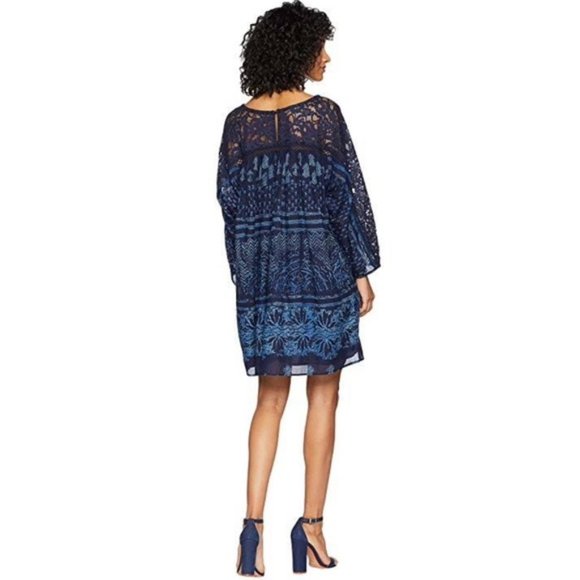 Free People Sun Daze Indigo Minidress Size S/M NWT - Picture 4 of 16